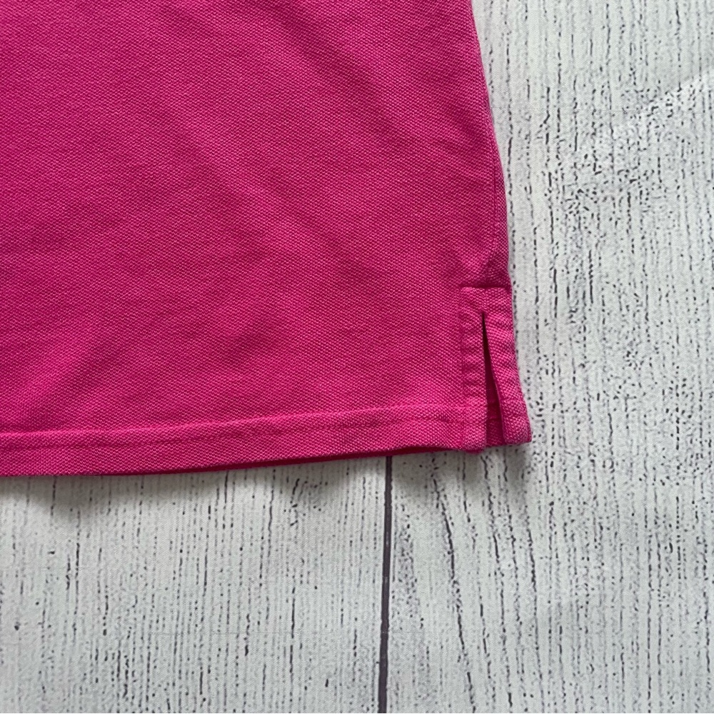 Ralph Lauren Hot Pink Three Button Short Sleeve Polo Dress Size XL (16) - Picture 5 of 7